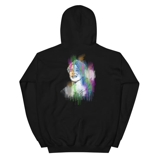 BTS Jimin, Park Ji-min Waterpaint Portrait Unisex Hoodie