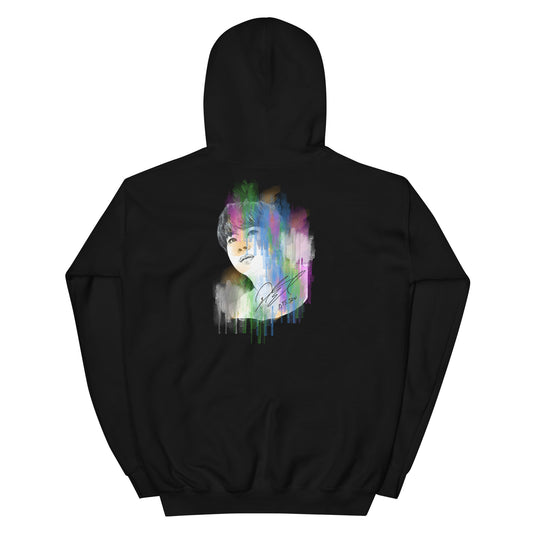 BTS Jin, Kim Seok-jin Waterpaint Portrait Unisex Hoodie