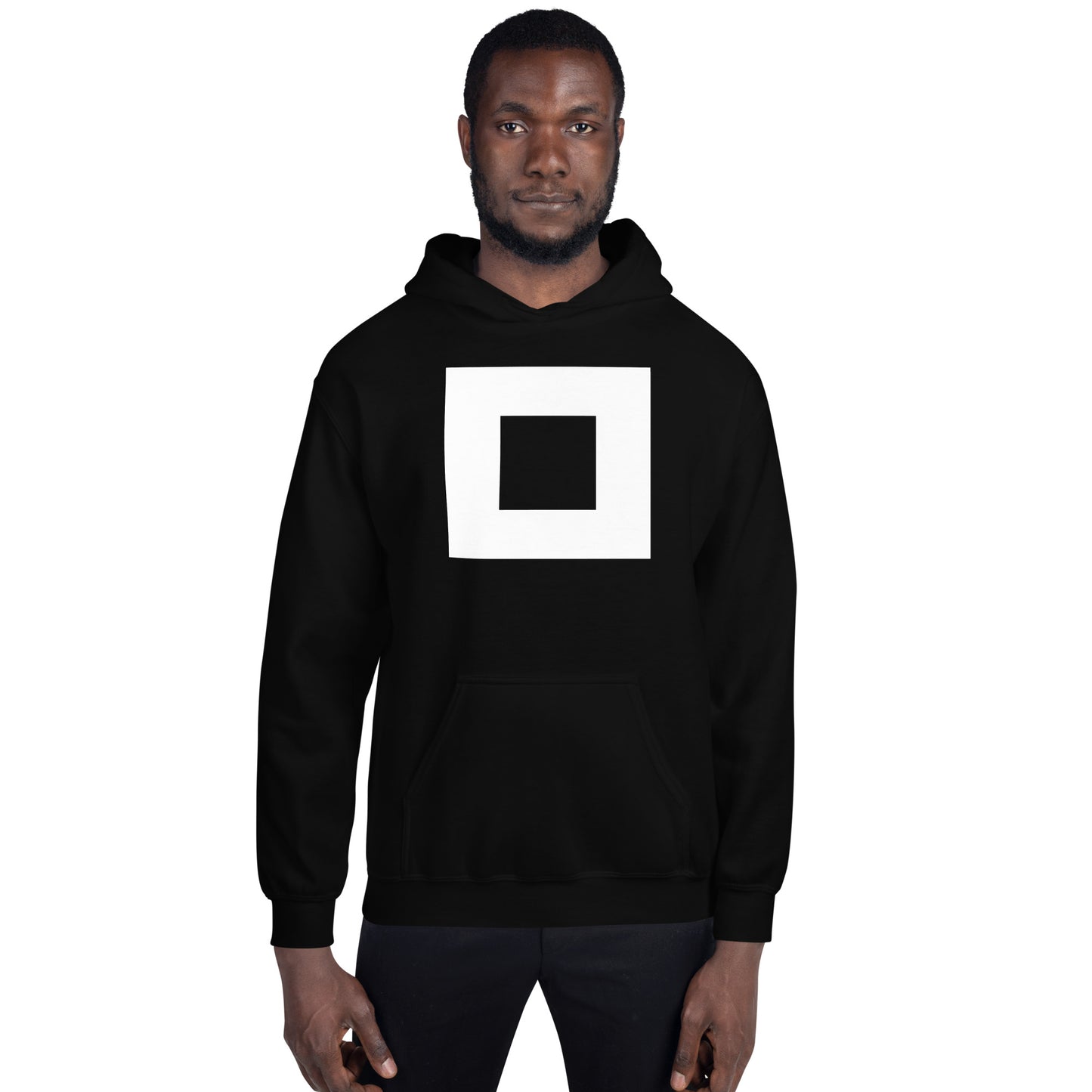 Korean Hangul Mieum (m) sound Geometrical Consonant Unisex Hoodie