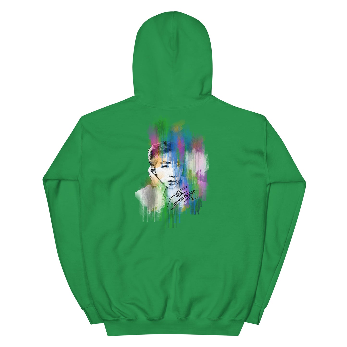 BTS RM, Kim Nam-joon Waterpaint Portrait Unisex Hoodie