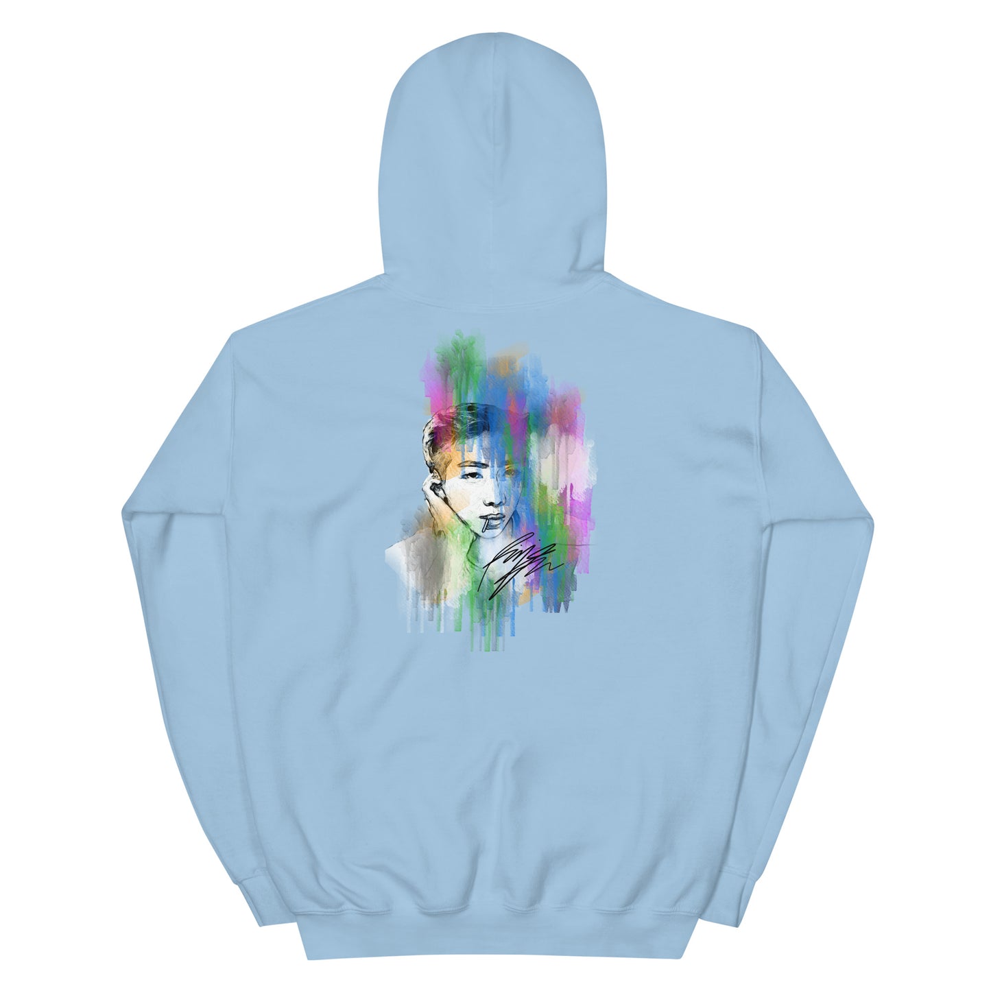 BTS RM, Kim Nam-joon Waterpaint Portrait Unisex Hoodie