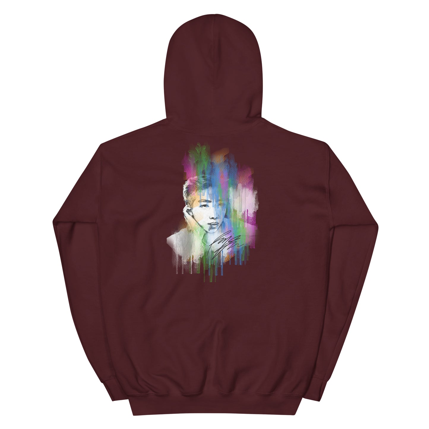 BTS RM, Kim Nam-joon Waterpaint Portrait Unisex Hoodie