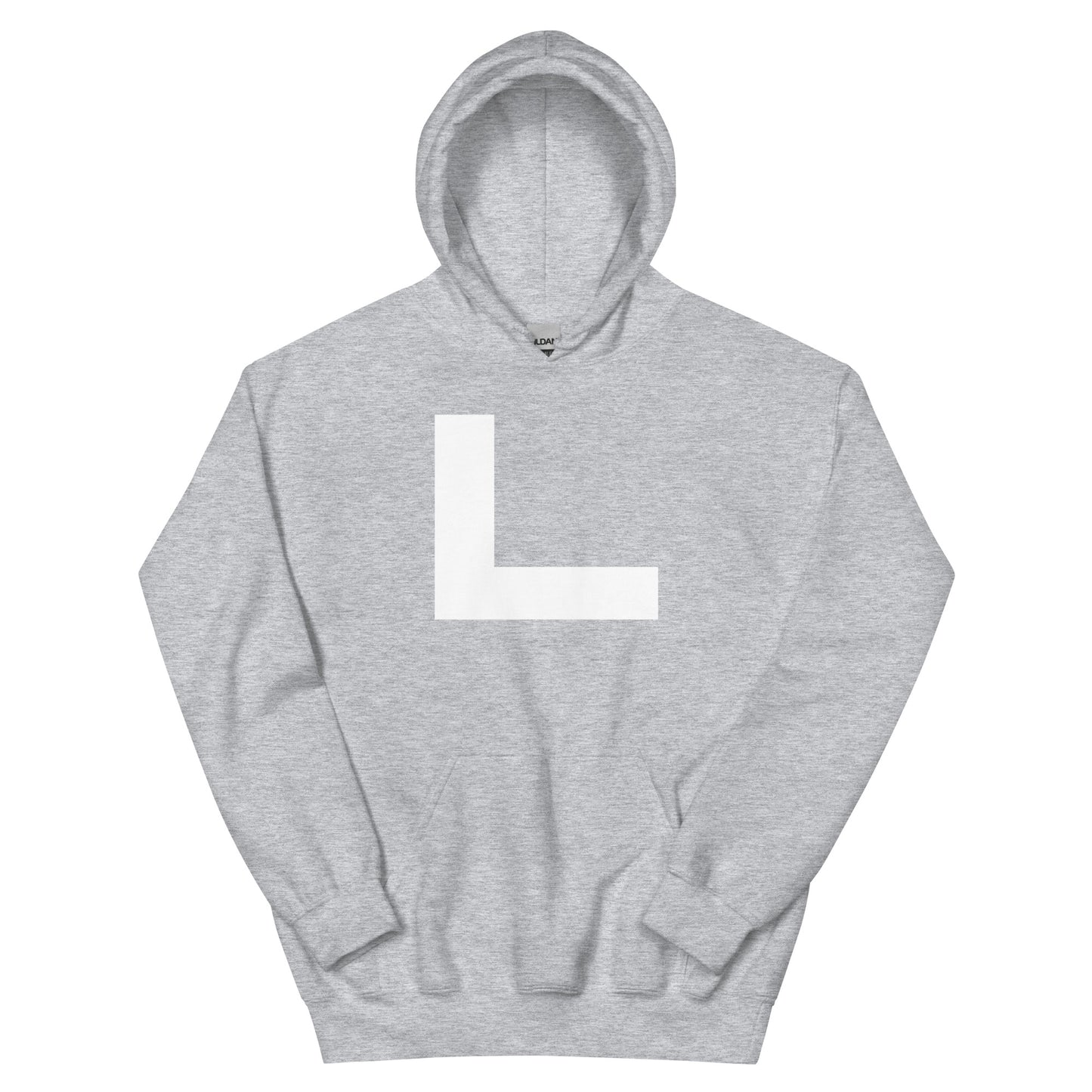 Korean Hangul Nieun (n) sound Geometrical Consonant Unisex Hoodie