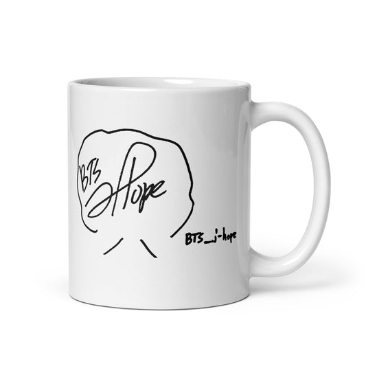 BTS J-Hope, Jung Ho-seok Signature Ceramic Mug