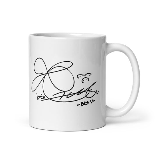 BTS V, Kim Tae-hyung Signature Ceramic Mug