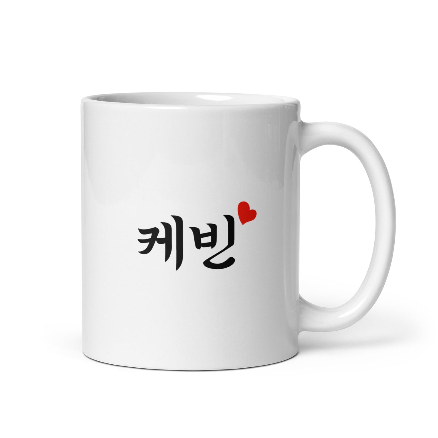 Kevin in Hangul Custom Name Gift Ceramic Mug