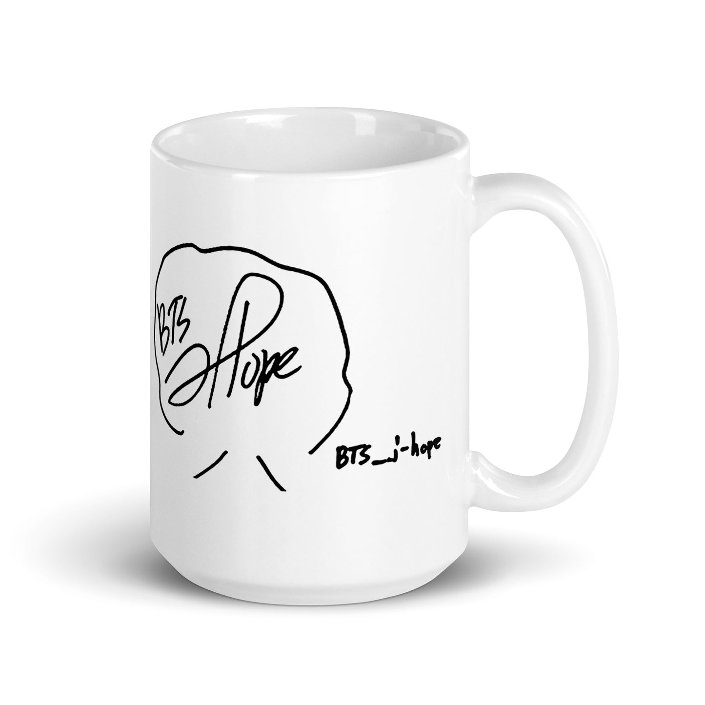 BTS J-Hope, Jung Ho-seok Signature Ceramic Mug