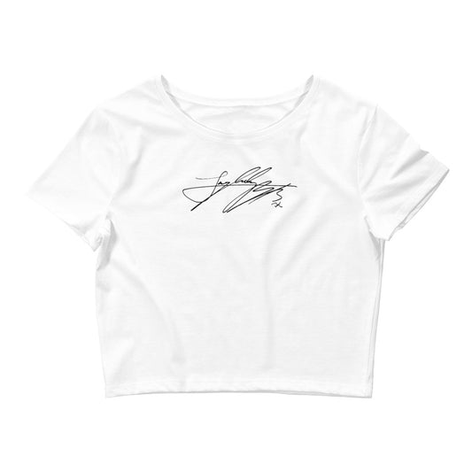 BTS Jungkook, Jeon Jung-kook Autograph Women's Cropped T-Shirt