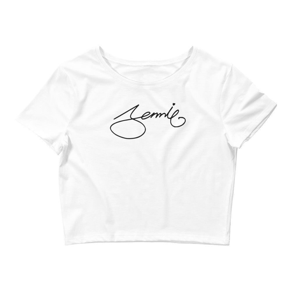 BLACKPINK Jennie, Kim Jennie Autograph Women's Cropped T-Shirt