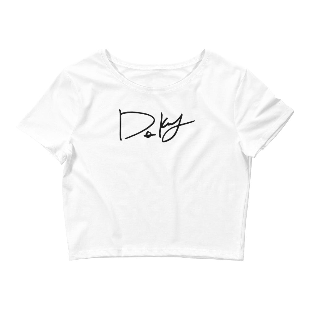 SEVENTEEN DK(Dokyeom), Lee Seok-min Autograph Women's Cropped T-Shirt