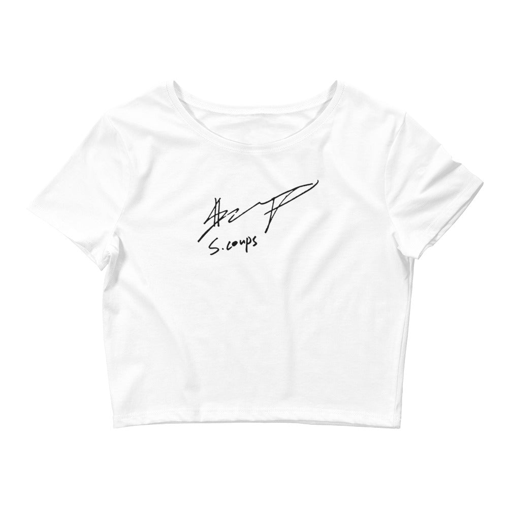 SEVENTEEN S.Coups, Choi Seung Cheol Autograph Women's Cropped T-Shirt