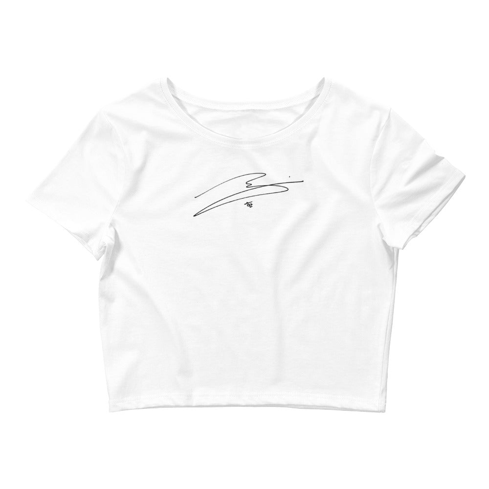 Stray Kids Han, Han Ji-sung Autograph Women's Cropped T-Shirt