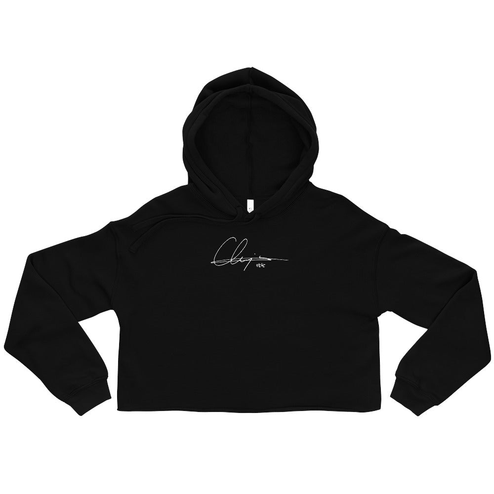 Stray Kids Bang Chan, Christopher Bang Autograph Women's Cropped Hoodie