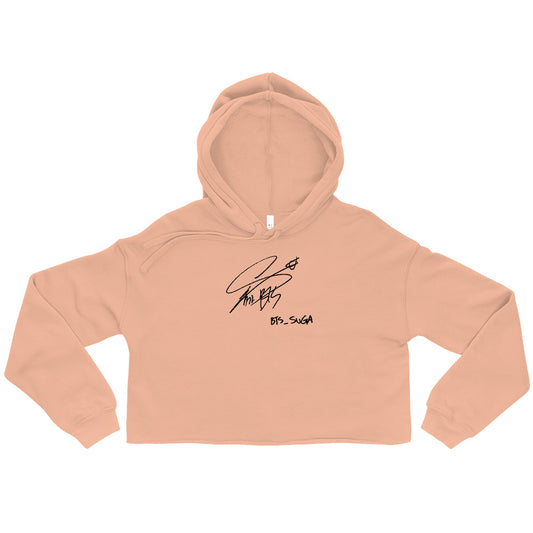 BTS Suga, Min Yoon-gi Autograph Women's Cropped Hoodie