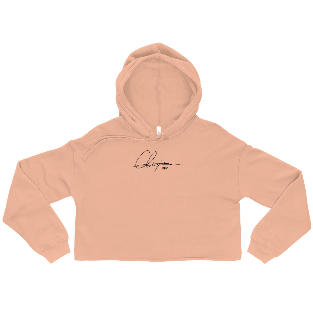 Stray Kids Bang Chan, Christopher Bang Autograph Women's Cropped Hoodie