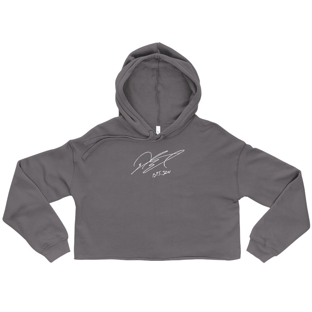 BTS Jin, Kim Seok-jin Autograph Women's Cropped Hoodie