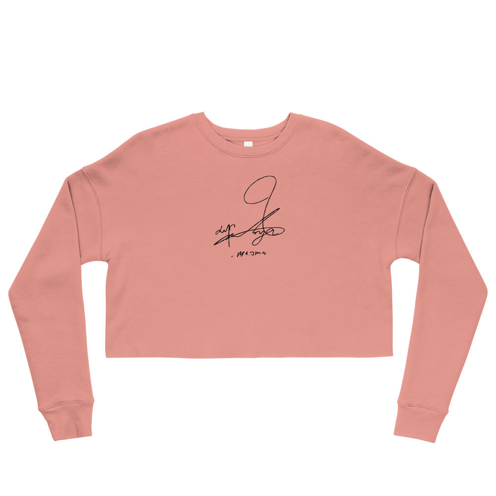 BTS Jimin, Park Ji-min Autograph Women's Cropped Sweatshirt