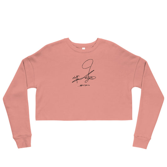 BTS Jimin, Park Ji-min Autograph Women's Cropped Sweatshirt